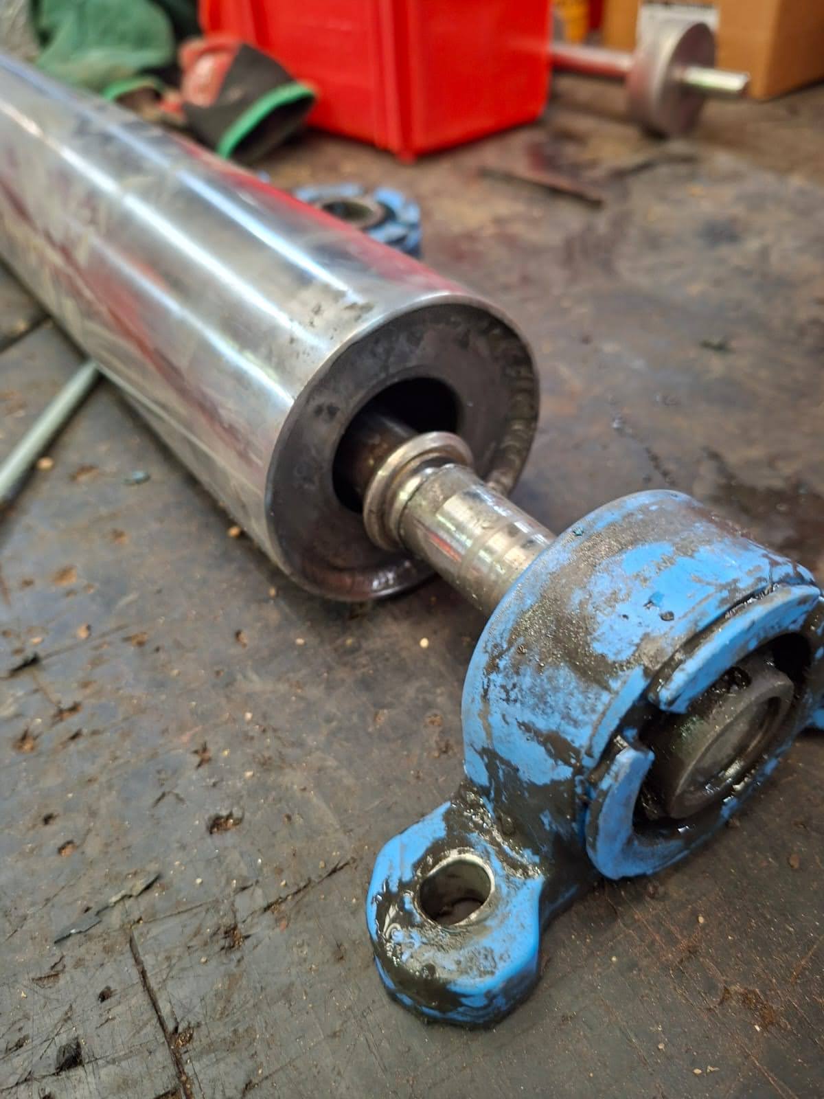 Drop a photo of a worn part (close-up, on the machine)